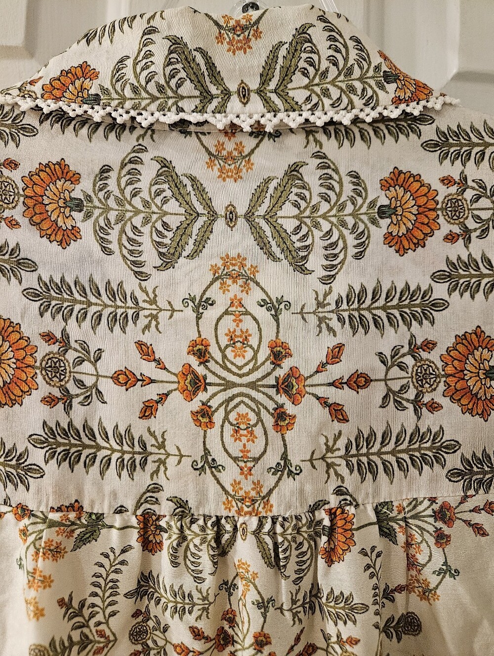 Anthropologie Eleanora Printed Buttondown Maxi - Picture 5 of 13